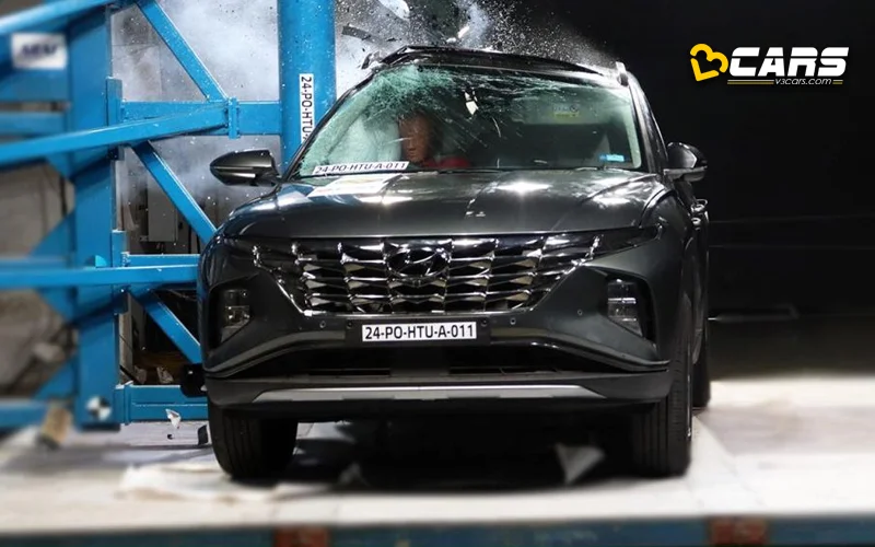 Hyundai tucson awarded 5 star safety rating from bharat ncap