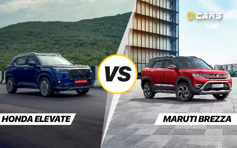 Honda Elevate Vs Maruti Suzuki Brezza