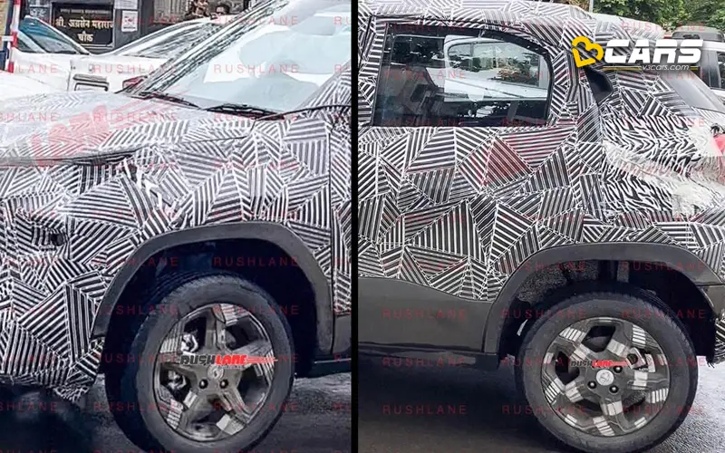 2023 tata punch ev spotted on test again