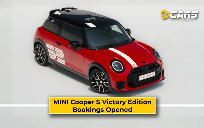 MINI Cooper S Victory Edition Bookings Opened