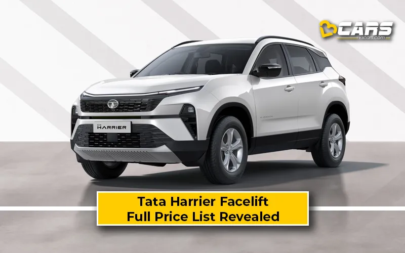 Tata Harrier Full Price List