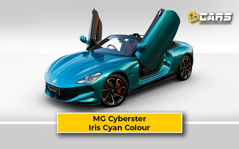 MG Select Unveil Iris Cyan For The MG Cyberster