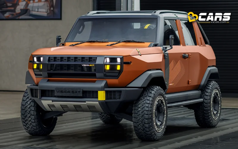 Mahindra reveal 4 vision concept suvs scorpio thar