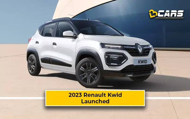 2023 Renault Kwid Launched — New Safety Features And BS6 Phase 2 Compliance