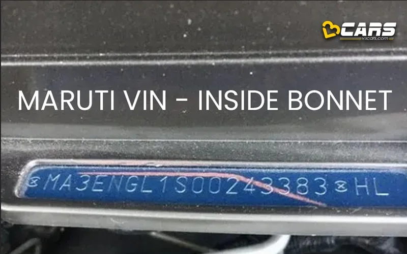 How to find maruti suzuki vehicle manufacturing date with vin number