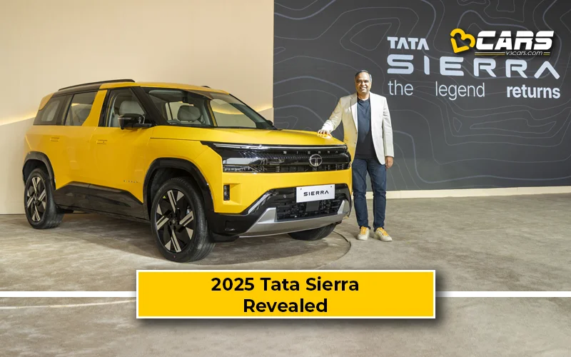 Tata Sierra 2025 Revealed (Some Features Confirmed)