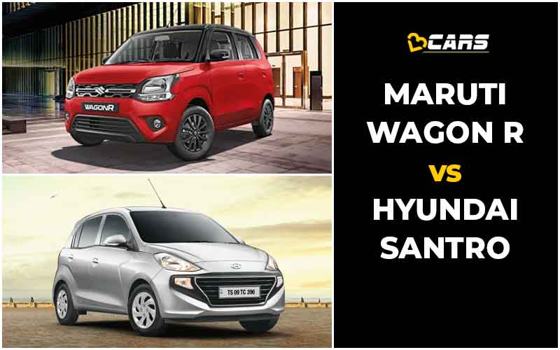 Maruti Suzuki WagonR Vs Hyundai Santro