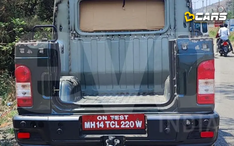 Force gurkha pickup spotted on test