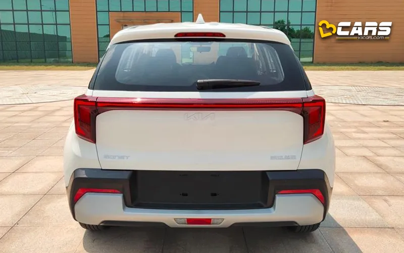Kia sonet facelift spotted reveals exterior design
