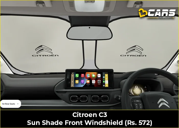 Citroen C3 Sun Shade Front Windshield (Rs. 572)