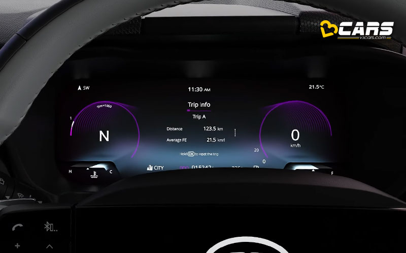 Larger, 10.25-inch Instrument Cluster