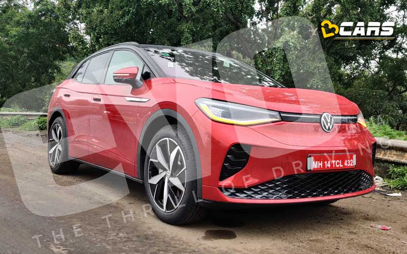 Volkswagen id 4 gtx spied in india