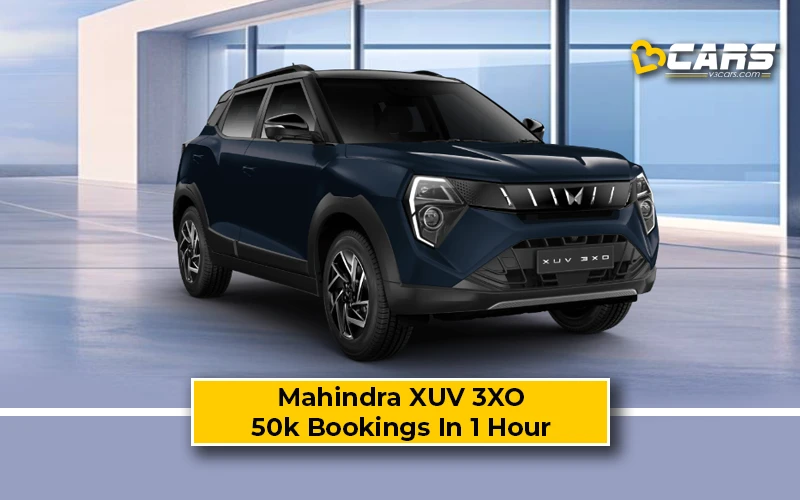 Mahindra XUV 3XO Receives 50,000 Bookings Within 1 Hour – Deliveries To Start On May 26