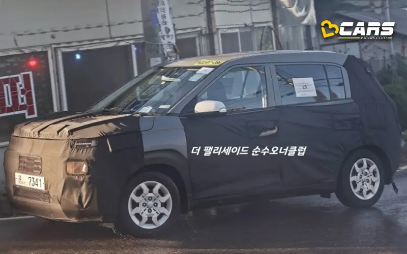 Hyundai grand i10 based small suv spied again