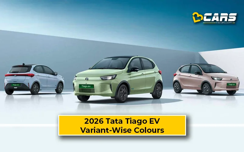 2026 Tata Tiago EV Variant-Wise Colour Options