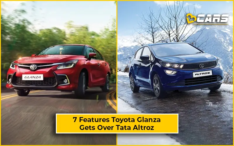 Features Toyota Glanza Gets But Are Missing In Tata Altroz
