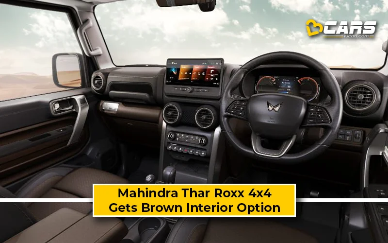 Mahindra Thar Roxx Mocha Brown Interior