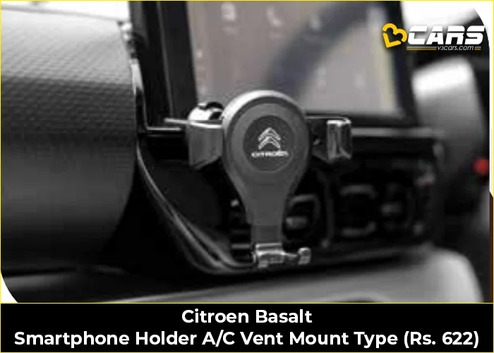 Citroen Basalt Smartphone Holder A/C Vent Mount Type (Rs. 622)