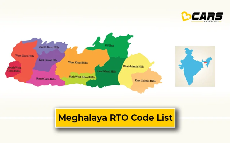 Meghalaya RTO Codes List