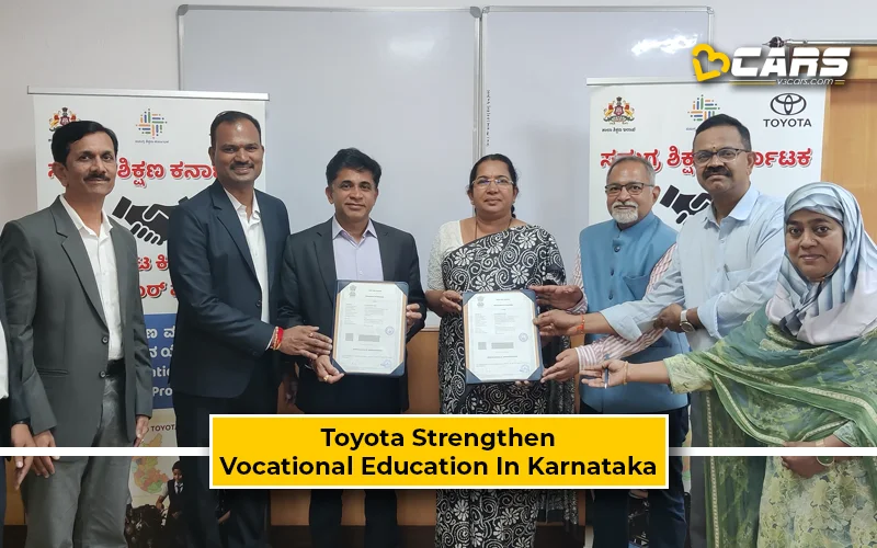 Toyota Partner With Karnataka Government To Strengthen Vocational Education