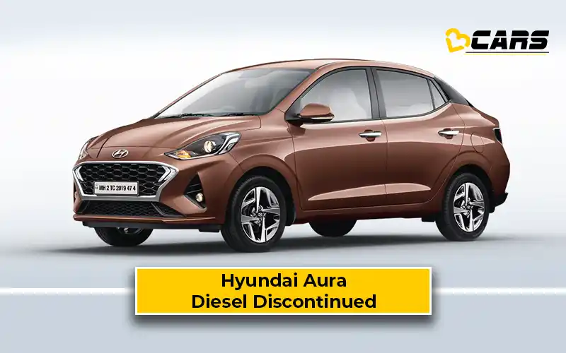 Hyundai Aura Diesel Variants Removed From Website