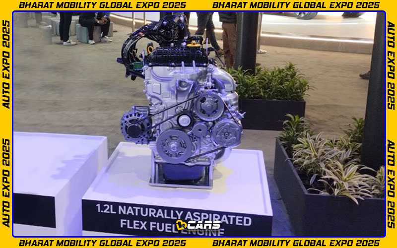 Tata punch flex fuel ethanol showcased expo 2025
