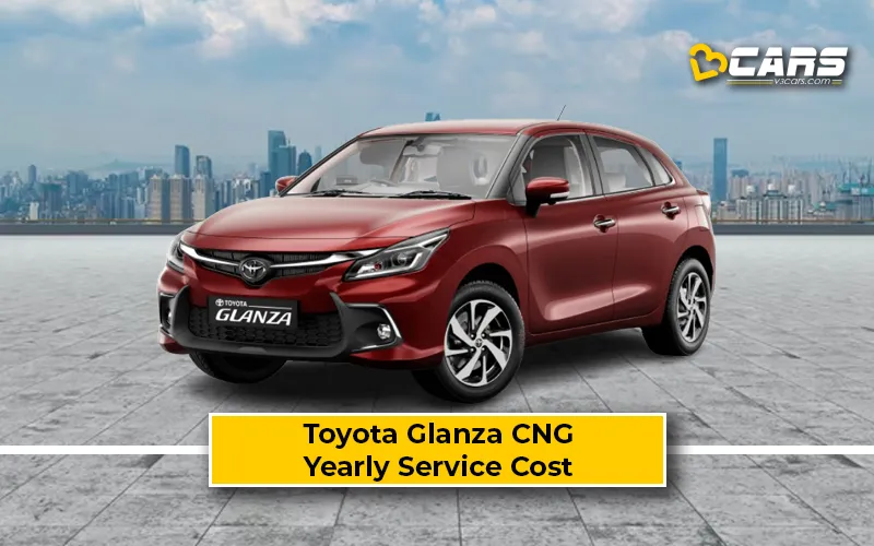 Toyota Glanza CNG Yearly Service/Maintenance Cost