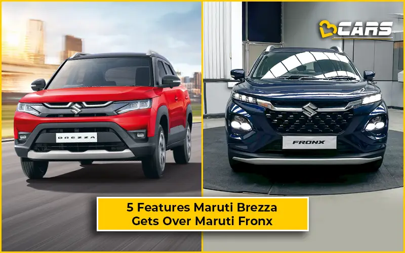 6 Features Maruti Suzuki Brezza Gets But Fronx Doesn’t