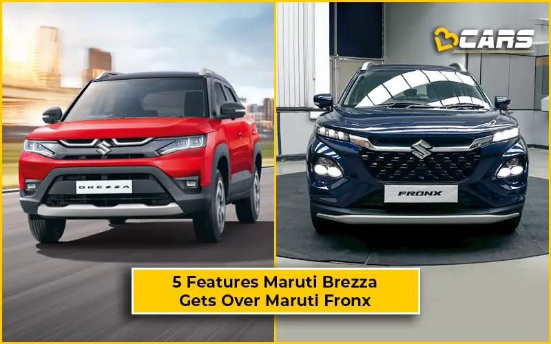 Features Maruti Suzuki Brezza Gets Over Fronx