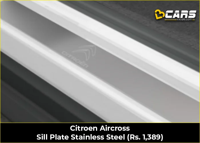 Citroen Aircross Sill Plate Stainless Steel (Rs. 1,389)