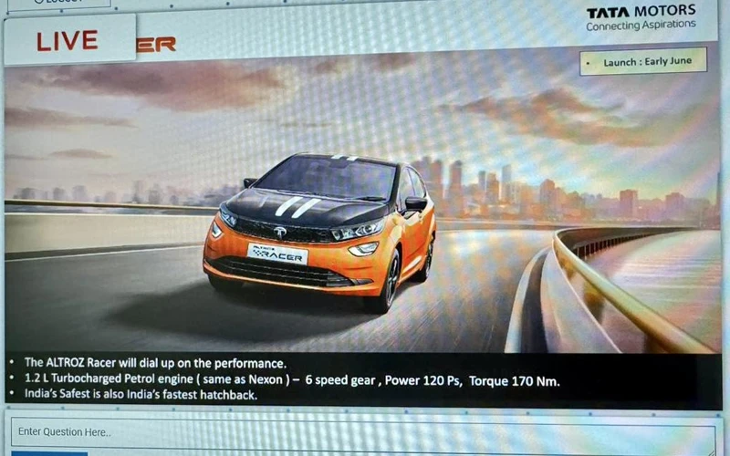 Tata altroz racer 2024 to launch in june details leaked