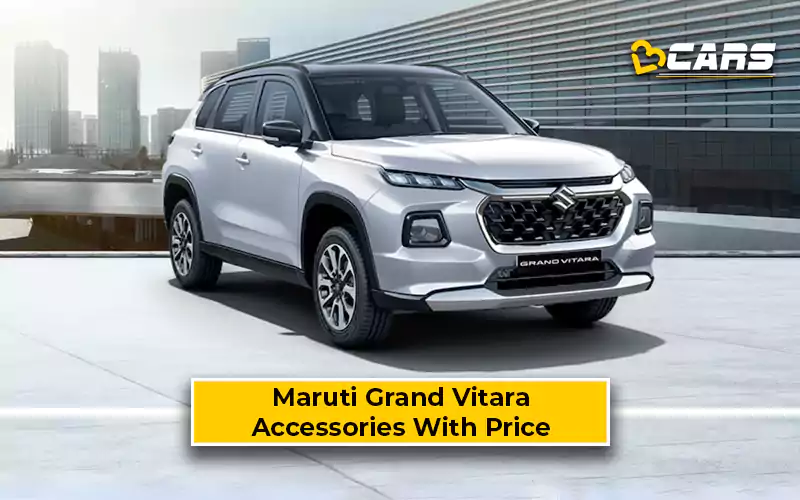 2022 Maruti Suzuki Grand Vitara Official Accessory List With Price — Which Accessory To Buy?