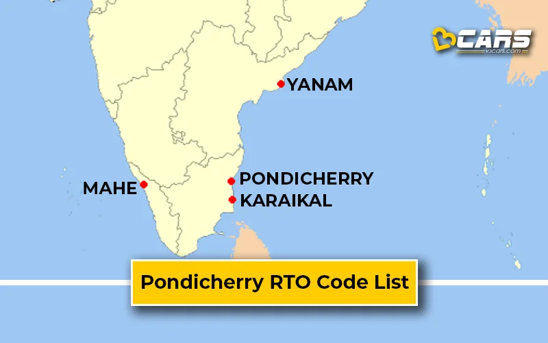 Pondicherry RTO Codes List - 2025 Updated PY RTO City Codes