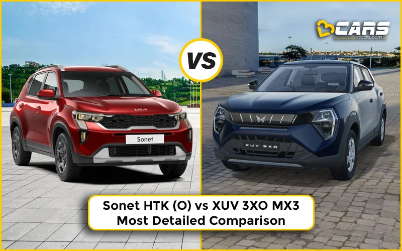 Kia Sonet HTK (O) Vs Mahindra 3XO MX3