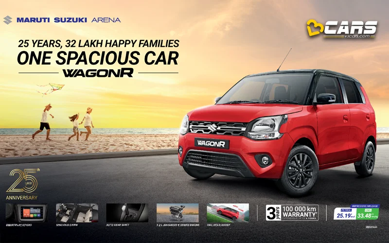 maruti suzuki wagonr celebrates 25 years in india