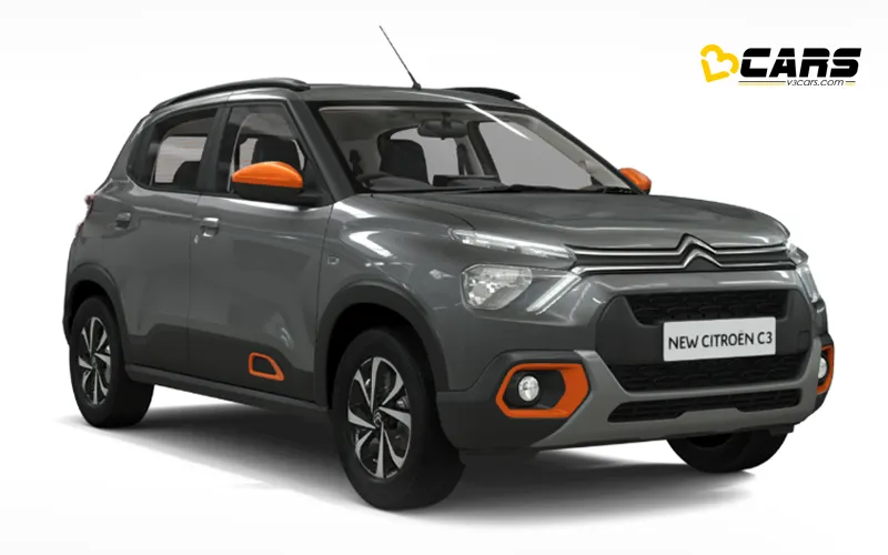 2024 citroen c3 colour options variant wise