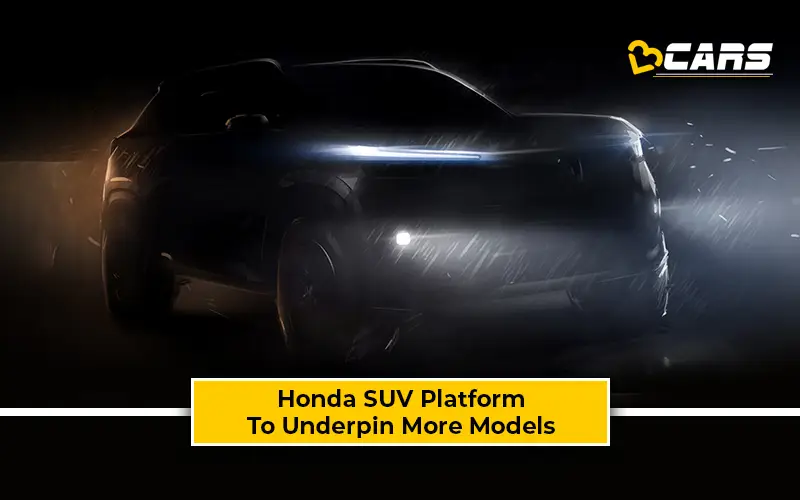 New Honda SUV Platform To Underpin Multiple Models
