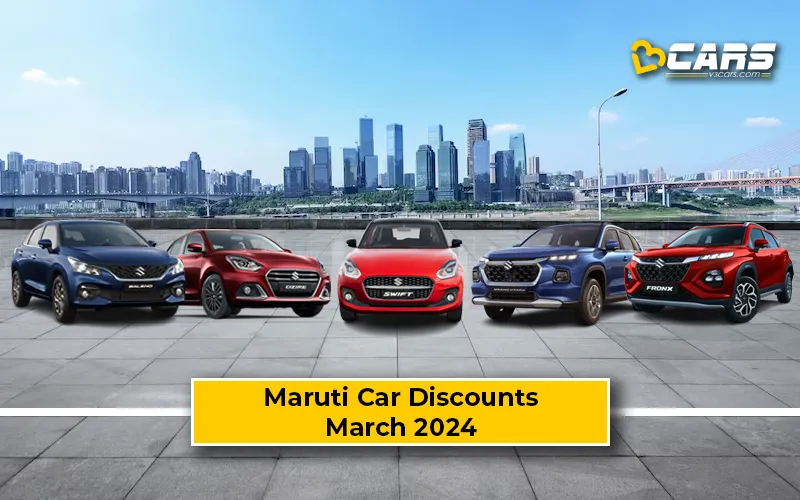 Maruti Suzuki Car Offers March 2024