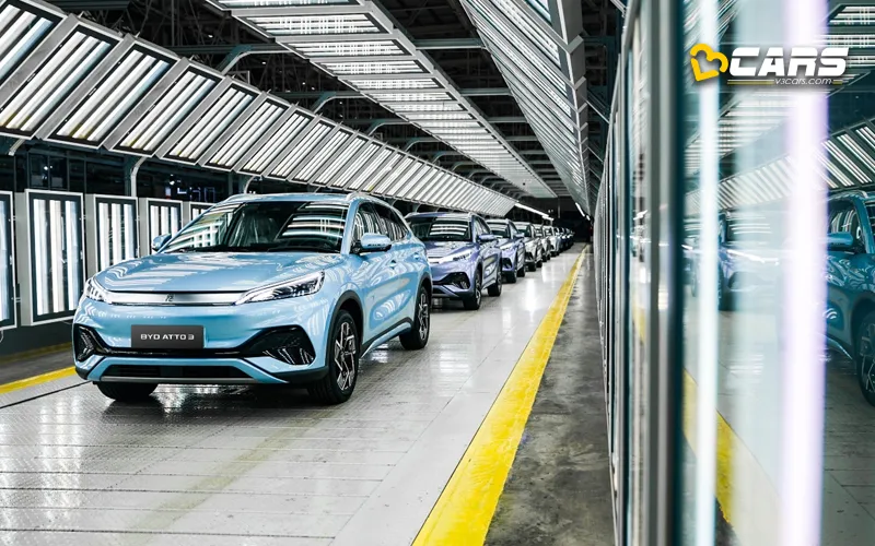 Byd roll out 500000th atto 3 electric suv in 19 months