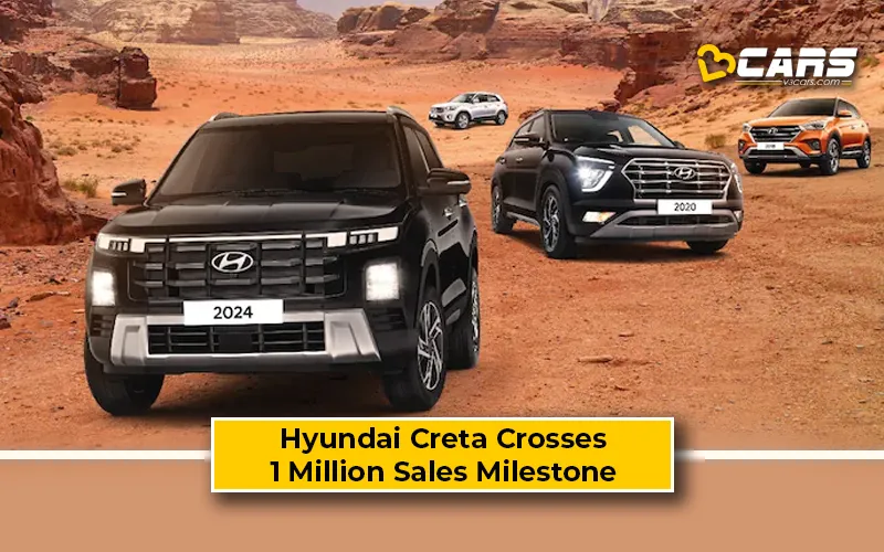 Hyundai Creta Achieves 1 Million Unit Sales Milestone