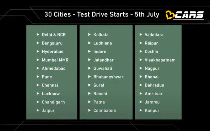 Mahindra scorpio n test drives open