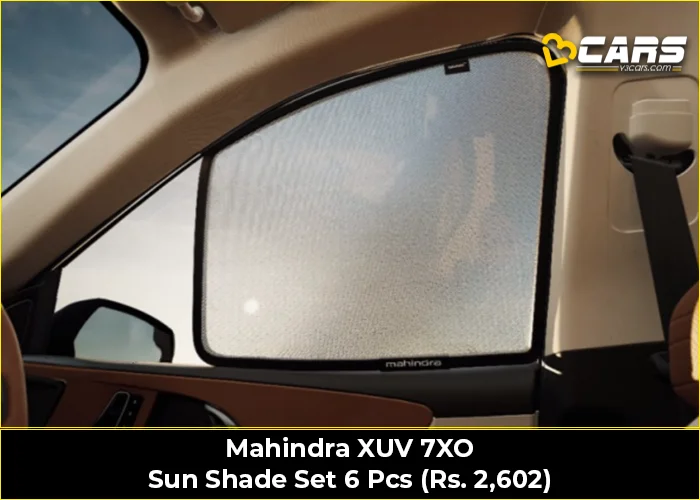Mahindra XUV 7XO Sun Shade Set 6 Pcs (Rs. 2,602)