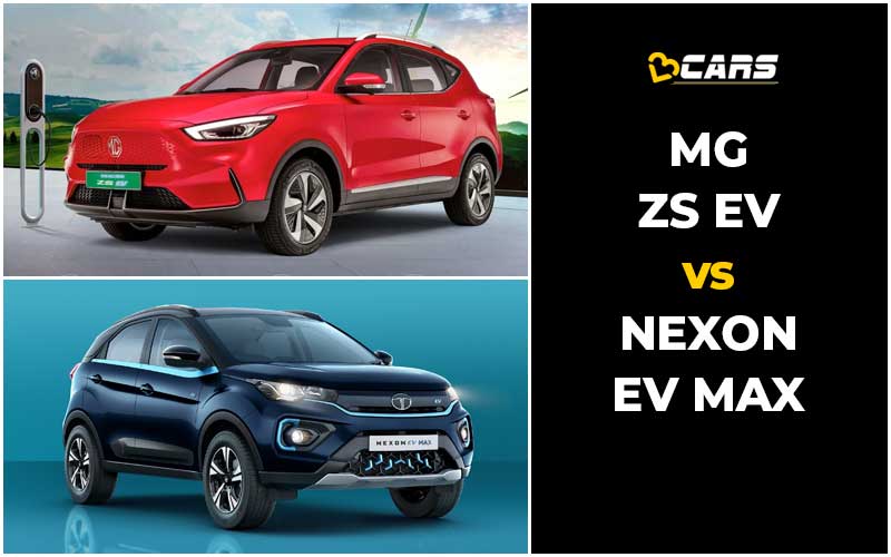 MG ZS EV Vs Tata Nexon EV Max Electric Price Specs Comparison