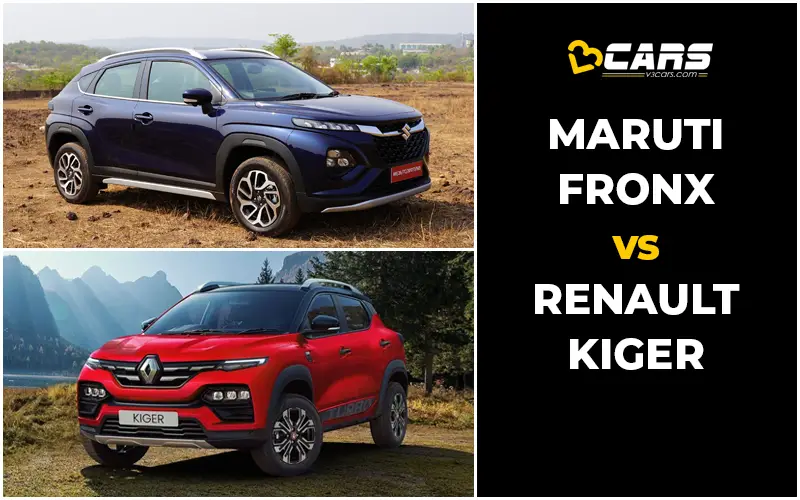 Maruti Suzuki Fronx Vs Renault Kiger Price, Engine Specs & Dimensions Comparison
