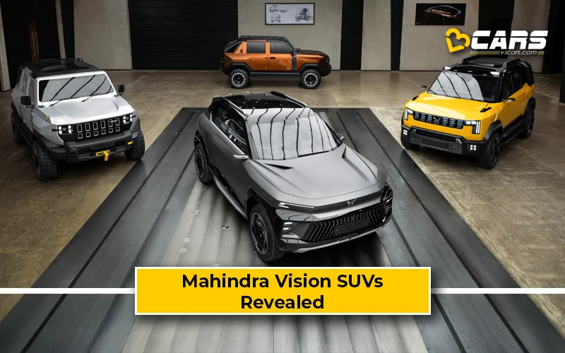 Mahindra Unveil 4 'Vision' Concept SUVs; Hints At Future Lineup
