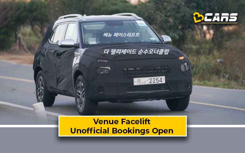 Hyundai Venue Facelift Unofficial Bookings Open — Launch Likely In June