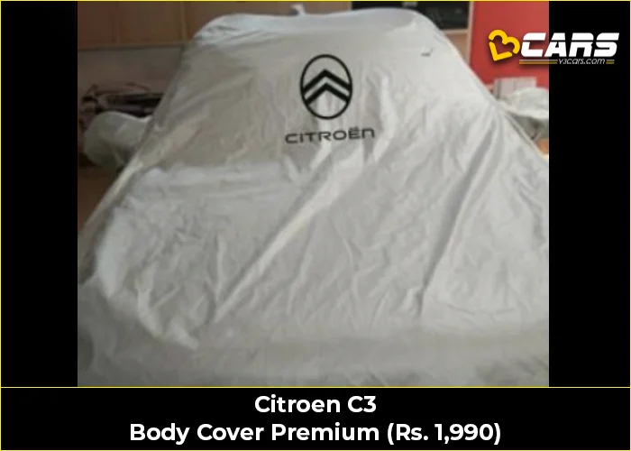 Citroen C3 Body Cover Premium (Rs. 1,990)
