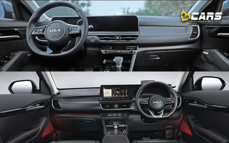 2023 kia seltos facelift vs current seltos top changes