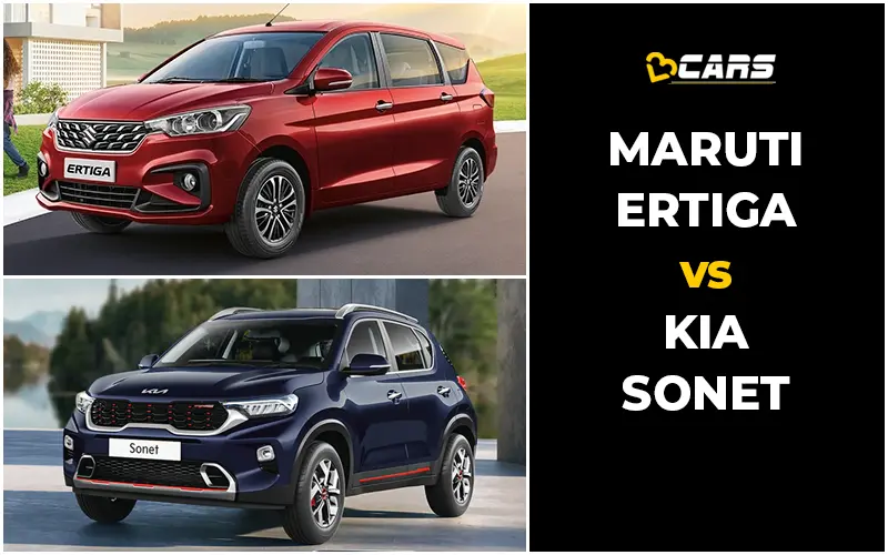 Maruti Suzuki Ertiga vs Kia Sonet