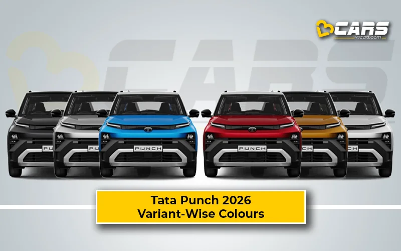 Tata Punch 2026 – All Exterior Colour Options (Variant-Wise)